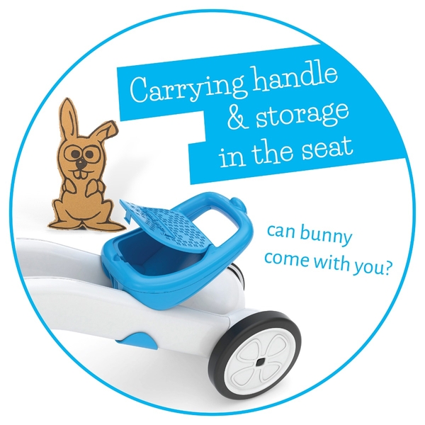 Chillafish Bunzi loopfiets - Blauw - zadel