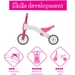 Chillafish Bunzi loopfiets - Roze - skills