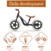 Chillafish Charlie loopfiets - Zwart - skills