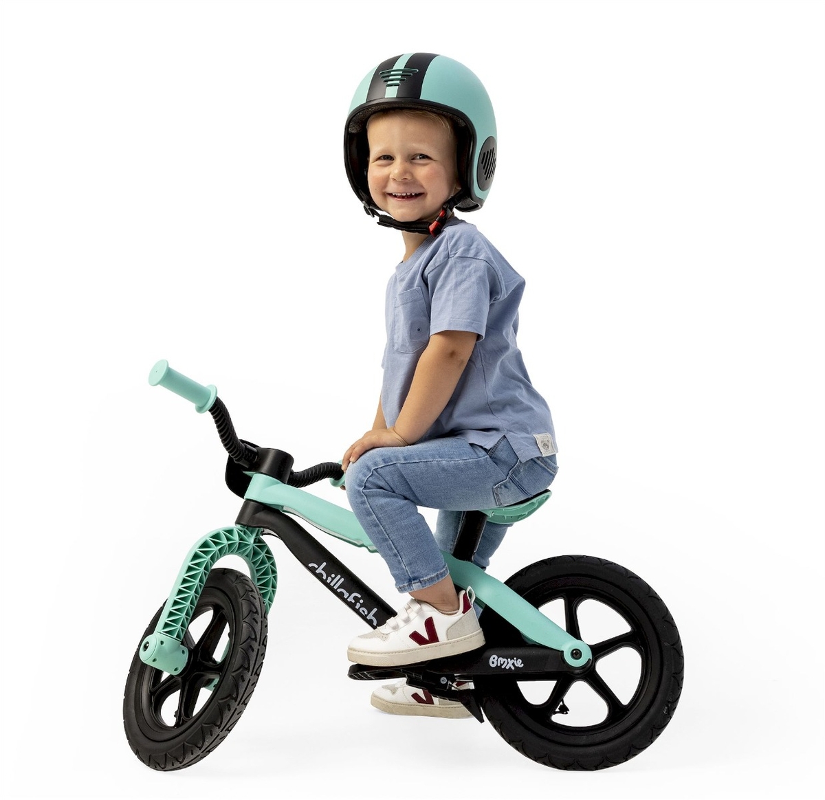 Chillafish BMXie 2 loopfiets - Mint - zijkant