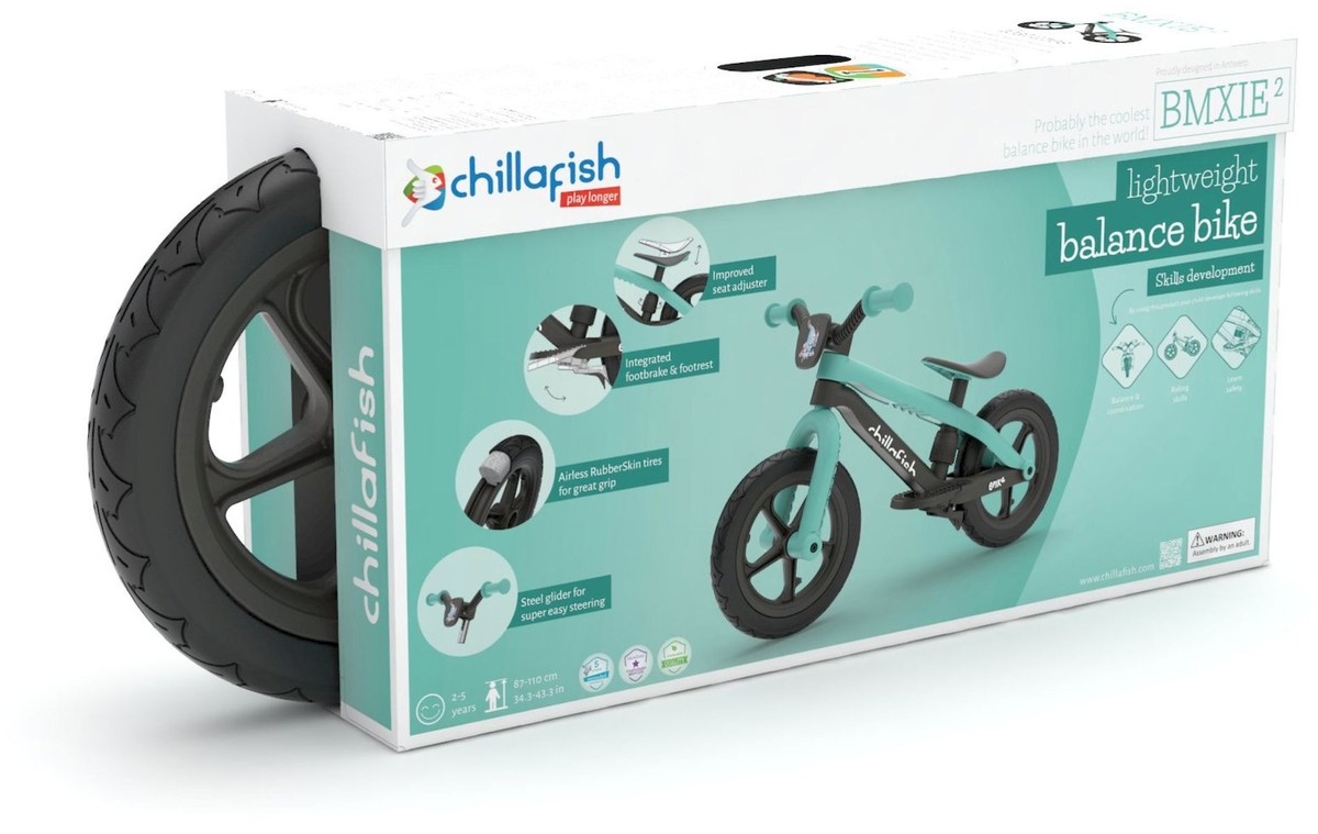 Chillafish BMXie 2 loopfiets - Mint - verpakking