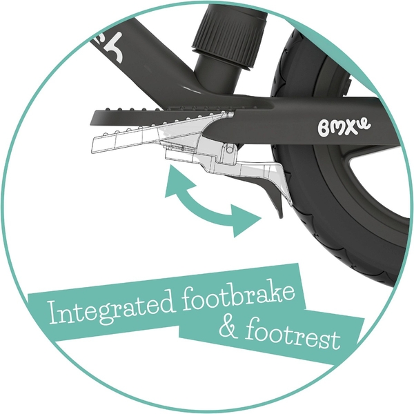 Chillafish BMXie 2 loopfiets - Mint - voetensteun