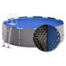 W'eau solar cover rond - 183 cm (zeilmaat 155) - Zwart/Blauw

