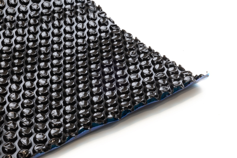 W'eau solar cover rond - 478 cm (zeilmaat 433) - Zwart/Blauw
