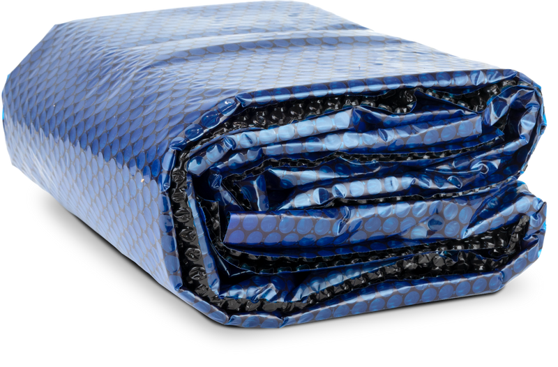 W'eau solar cover rechthoekig - 400 x 200 cm (zeilmaat 370 x 172) - Zwart/Blauw