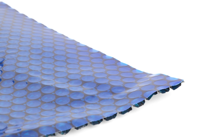 W'eau solar cover rechthoekig - 975 x 488 cm (zeilmaat 941 x 451) - Zwart/Blauw