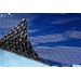 W'eau solar cover ovaal - 525 x 320 cm (zeilmaat 519 x 314) - Zwart/Blauw