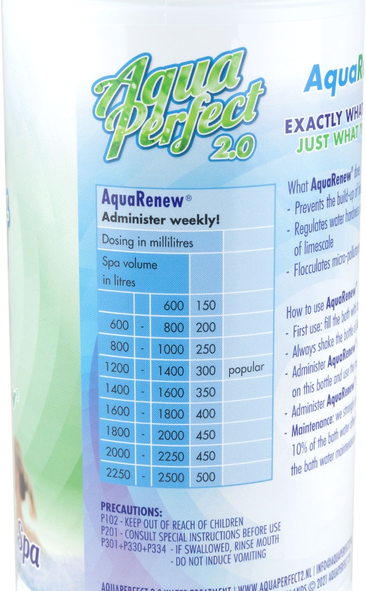 Aquaperfect 2.0 all-in-one watercare - 1 liter
