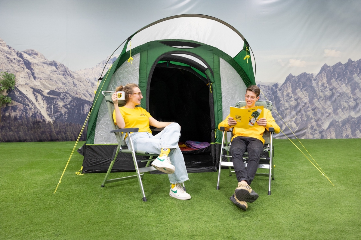 Kampa Brean 3 Air opblaasbare tunneltent - 3 persoons
sfeer