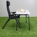 Dometic TPV 115 campingtafel - 115 x 60 cm
zijaanzicht met stoel