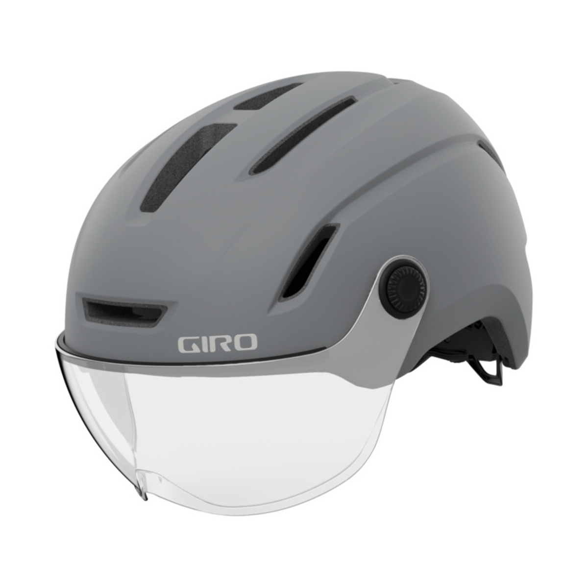 Giro Evoke Led MIPS e-bike helm - Mat Grijs