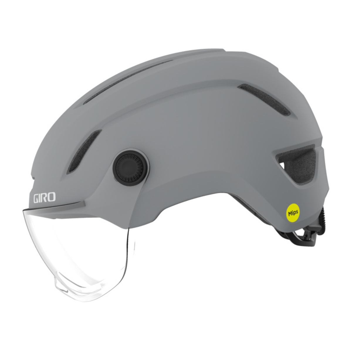 Giro Evoke Led MIPS e-bike helm - Mat Grijs