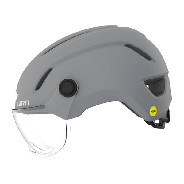 Giro Evoke Led MIPS e-bike helm - Mat Grijs