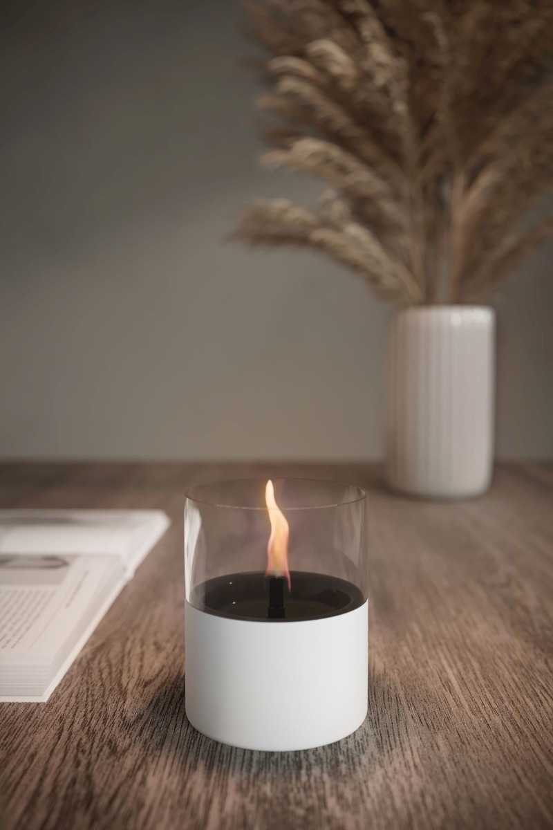 Tenderflame Lilly 10 tafelhaard - Wit sfeer