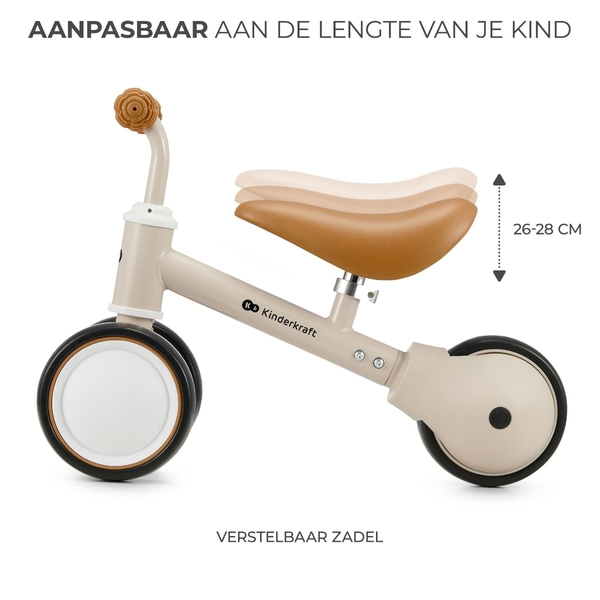 Kinderkraft Cutie loopfiets - Beige