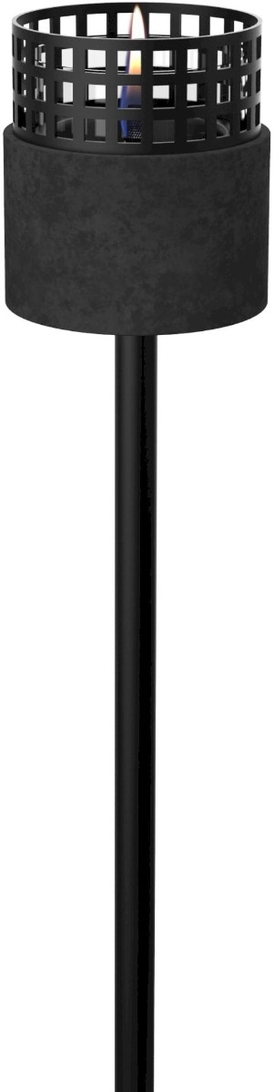 Tenderflame Signal Hill 12 tafelhaard met paal - Zwart