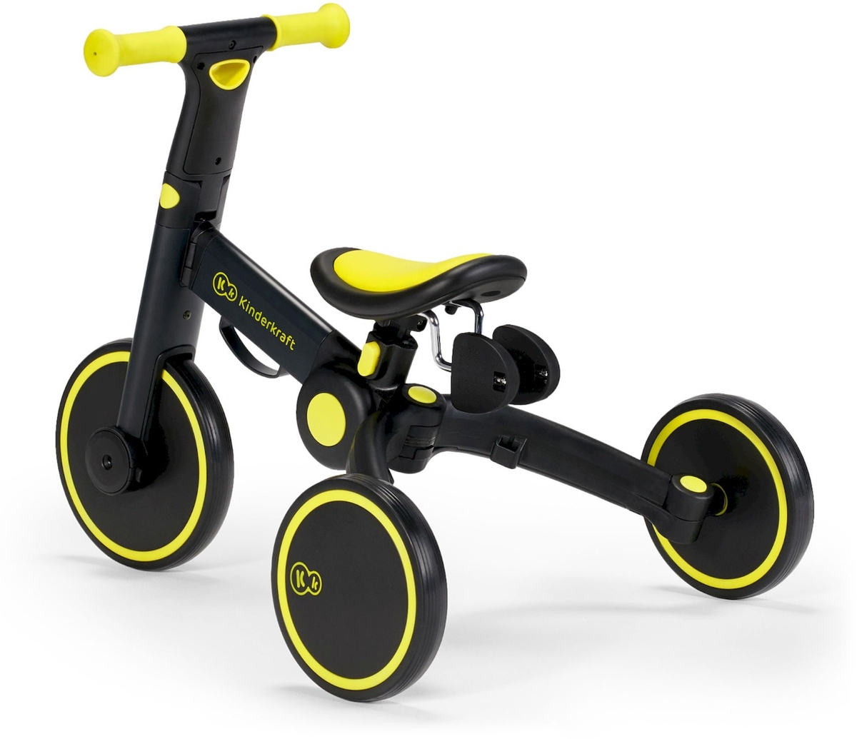 Kinderkraft 4Trike driewieler loopfiets - Zwart