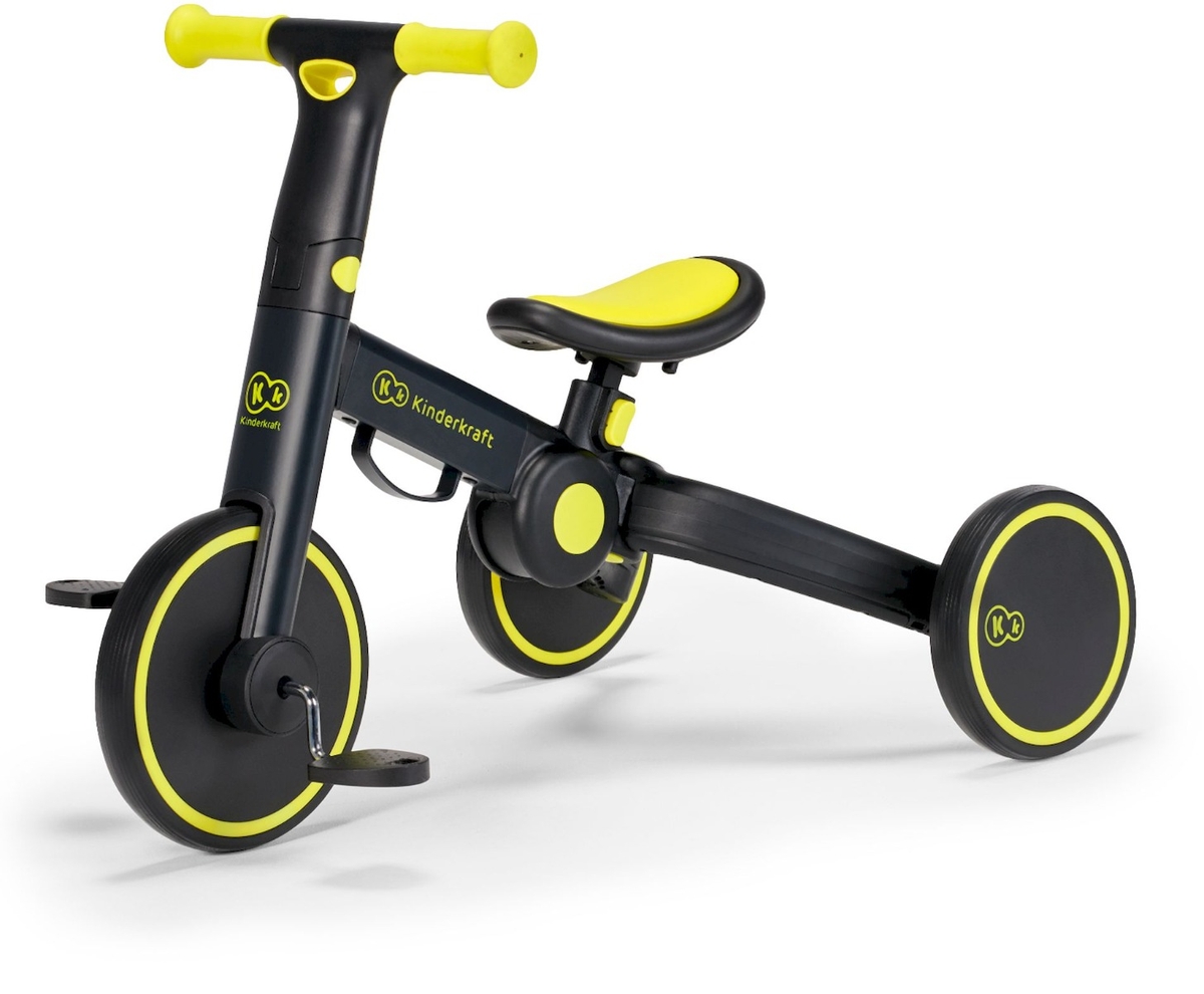 Kinderkraft 4Trike driewieler loopfiets - Zwart