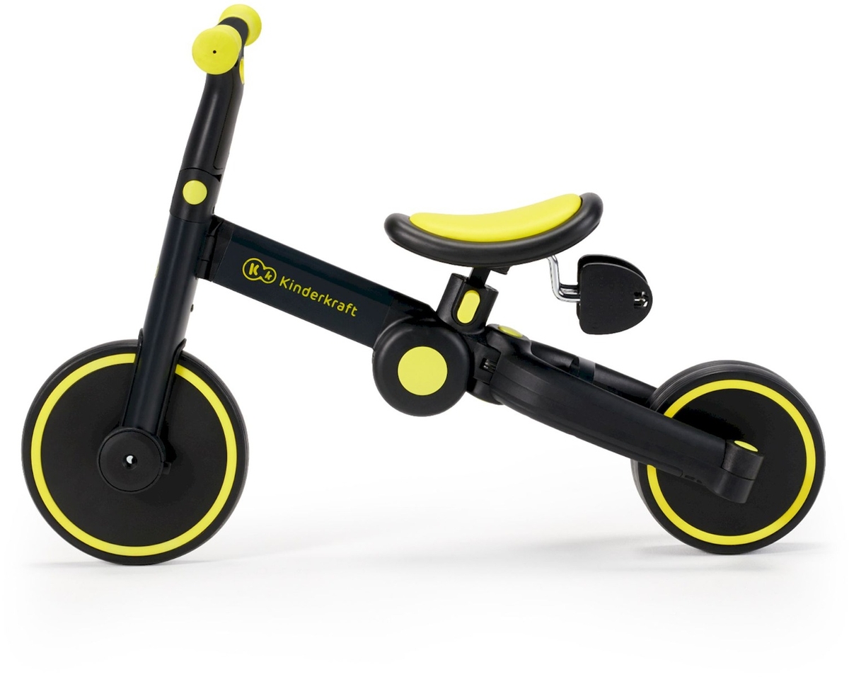 Kinderkraft 4Trike driewieler loopfiets - Zwart