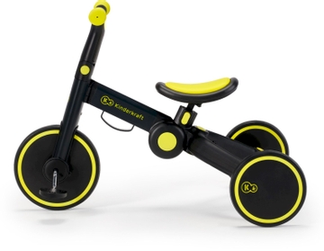 Kinderkraft 4Trike driewieler loopfiets - Zwart