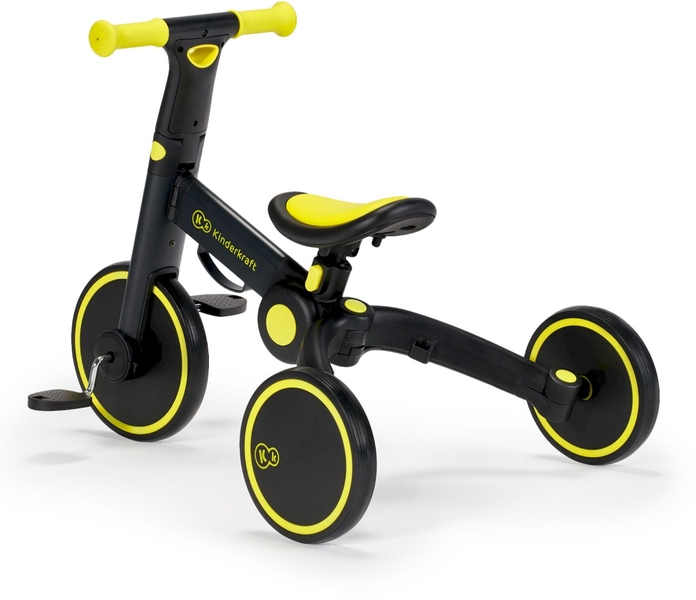 Kinderkraft 4Trike driewieler loopfiets - Zwart