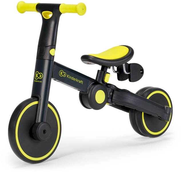 Kinderkraft 4Trike driewieler loopfiets - Zwart