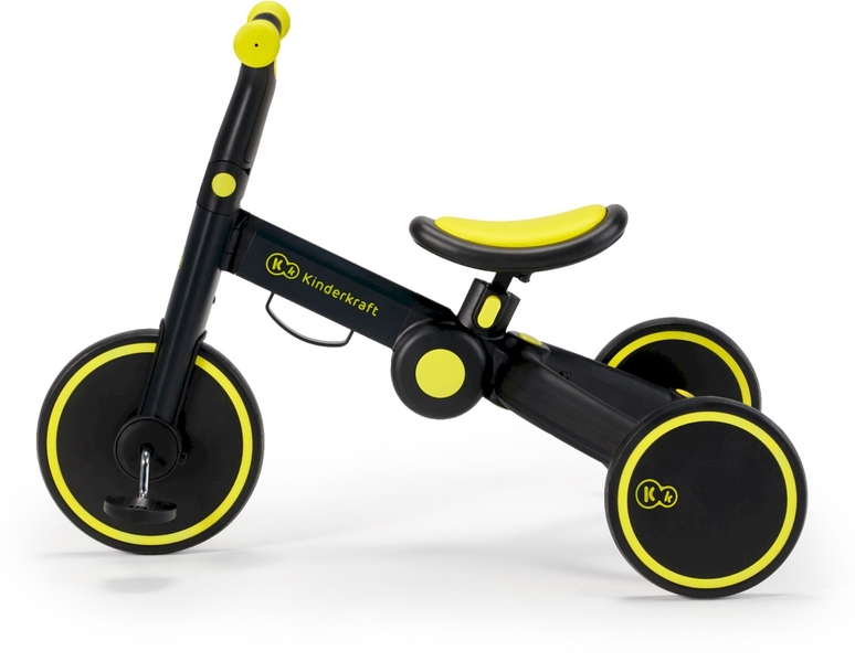 Kinderkraft 4Trike driewieler loopfiets - Zwart