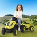 Smoby Farmer XL traptrekker met trailer - Groen