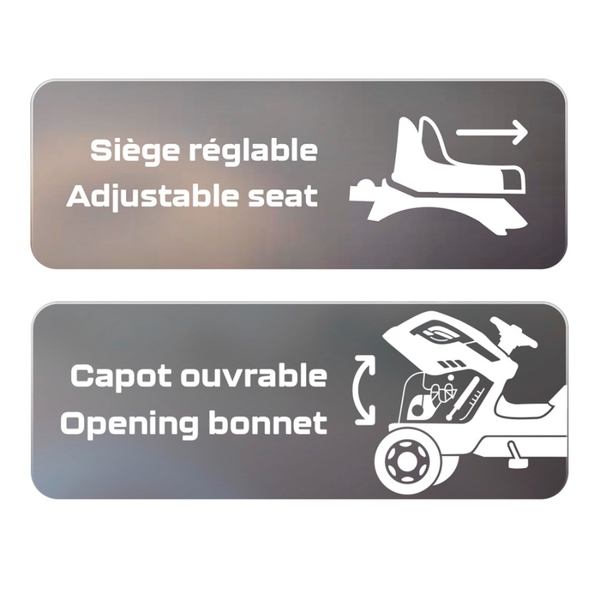 Smoby Farmer XL traptrekker met trailer - Groen