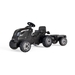 Smoby Farmer XL traptractor met trailer - Zwart