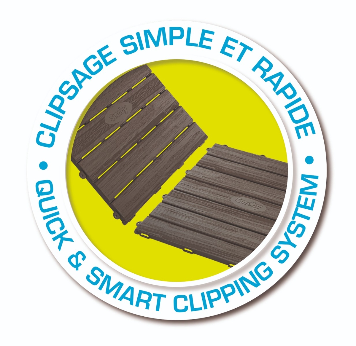 Smoby speelhuis accessoire - Vloerplaat-set - 45 x 45 cm