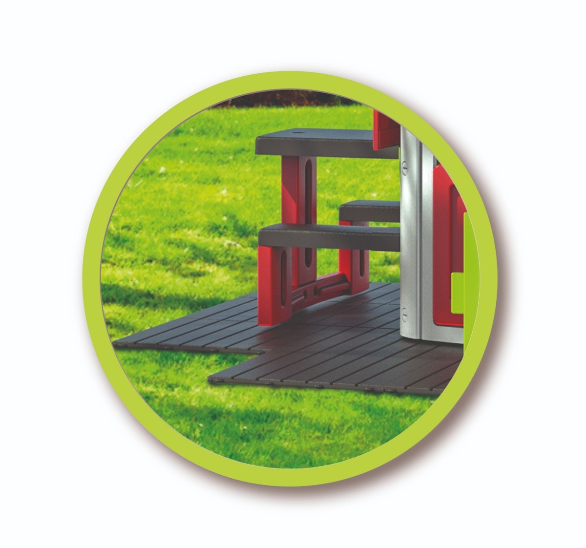 Smoby speelhuis accessoire - Vloerplaat-set - 45 x 45 cm