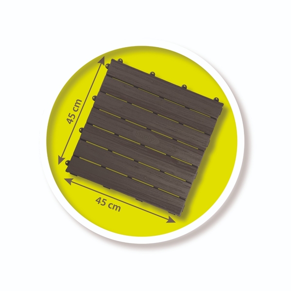 Smoby speelhuis accessoire - Vloerplaat-set - 45 x 45 cm