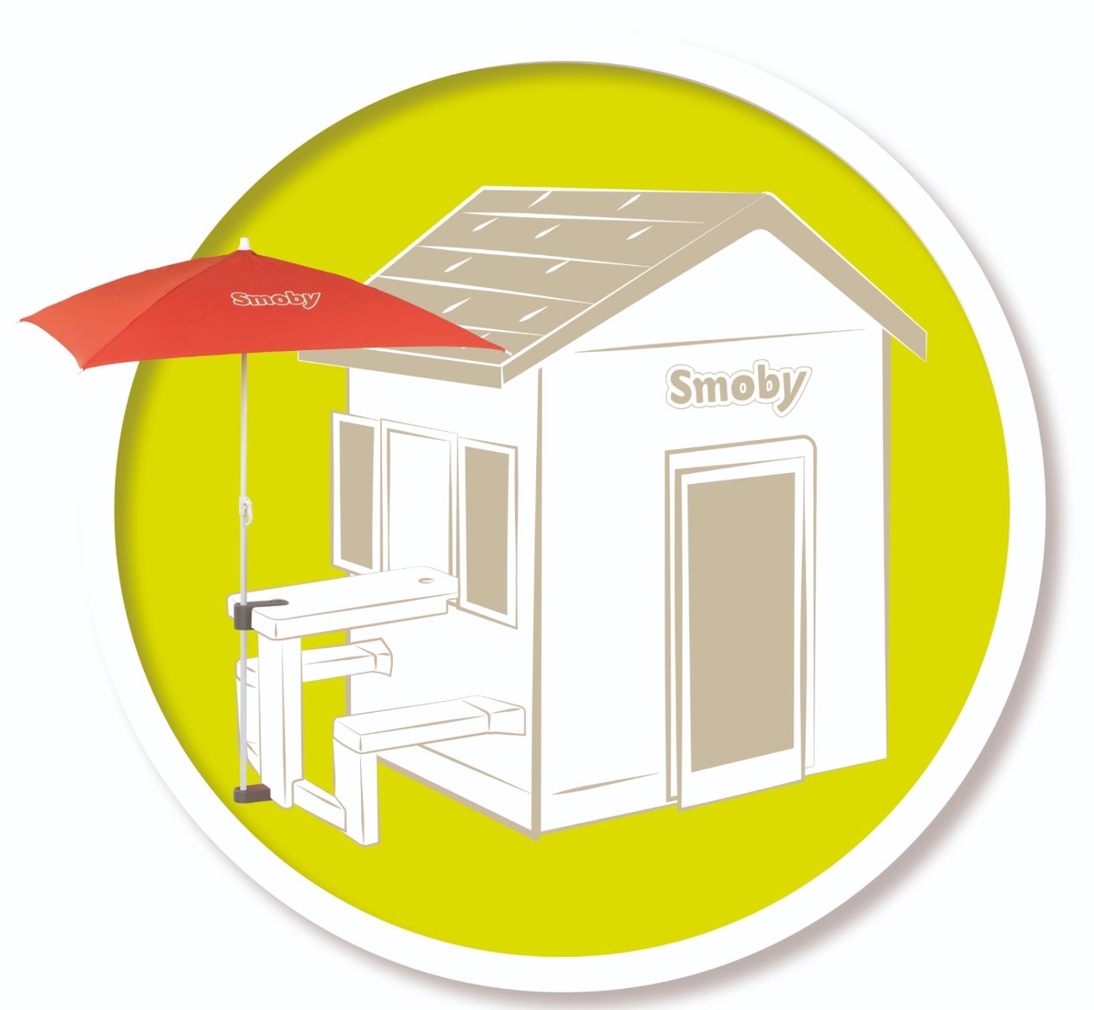 Smoby speelhuis accessoire - Parasol