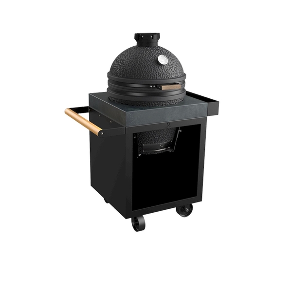 OFYR Kamado Black 65 PRO Concrete barbecue tafel
