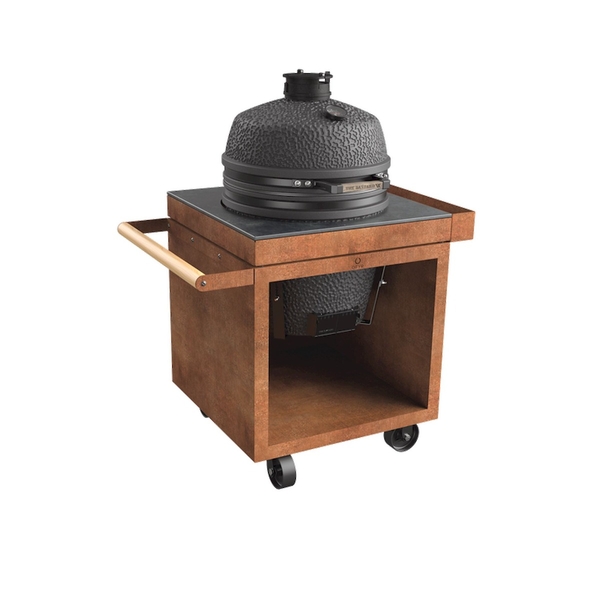 OFYR Kamado Corten 75 PRO+ barbecue tafel