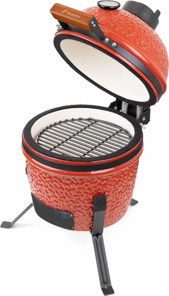 Kamado barbecue 13 inch - Rood
