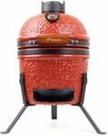 Kamado barbecue 13 inch - Rood