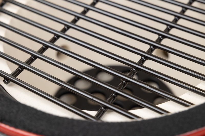 Kamado barbecue 13 inch - Rood
