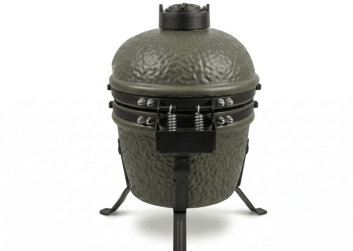BASTE kamado BBQ mini - 13 inch - Olijfgroen