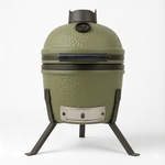 BASTE kamado BBQ mini - 13 inch - Olijfgroen