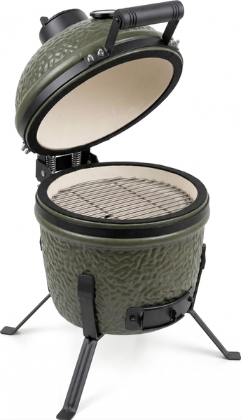 BASTE kamado BBQ mini - 13 inch - Olijfgroen