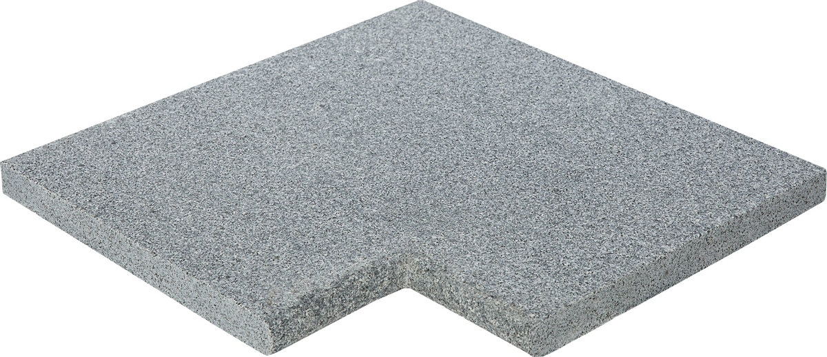 Scandi Roc Kiruna randtegel - Mountain Grey - Hoek