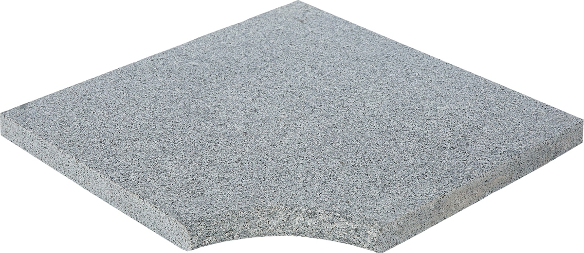 Scandi Roc Kiruna randtegel - Mountain Grey - Hoek Radius