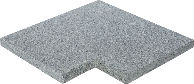 Scandi Roc Kiruna randtegel - Mountain Grey - Hoek