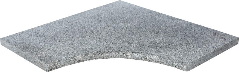 Scandi Roc Kiruna randtegel - Mountain Grey - Hoek Radius 30