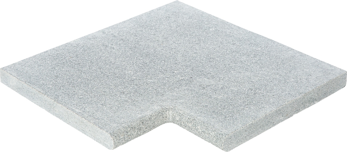 Scandi Roc Kiruna randtegel - Diamond Grey - Hoek