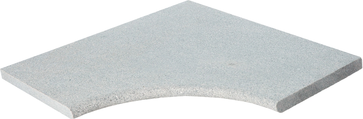 Scandi Roc Kiruna randtegel - Diamond Grey - Hoek Radius 30