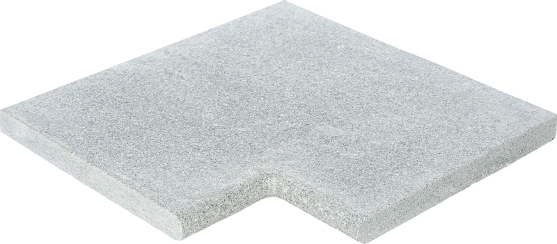 Scandi Roc Kiruna randtegel - Diamond Grey - Hoek