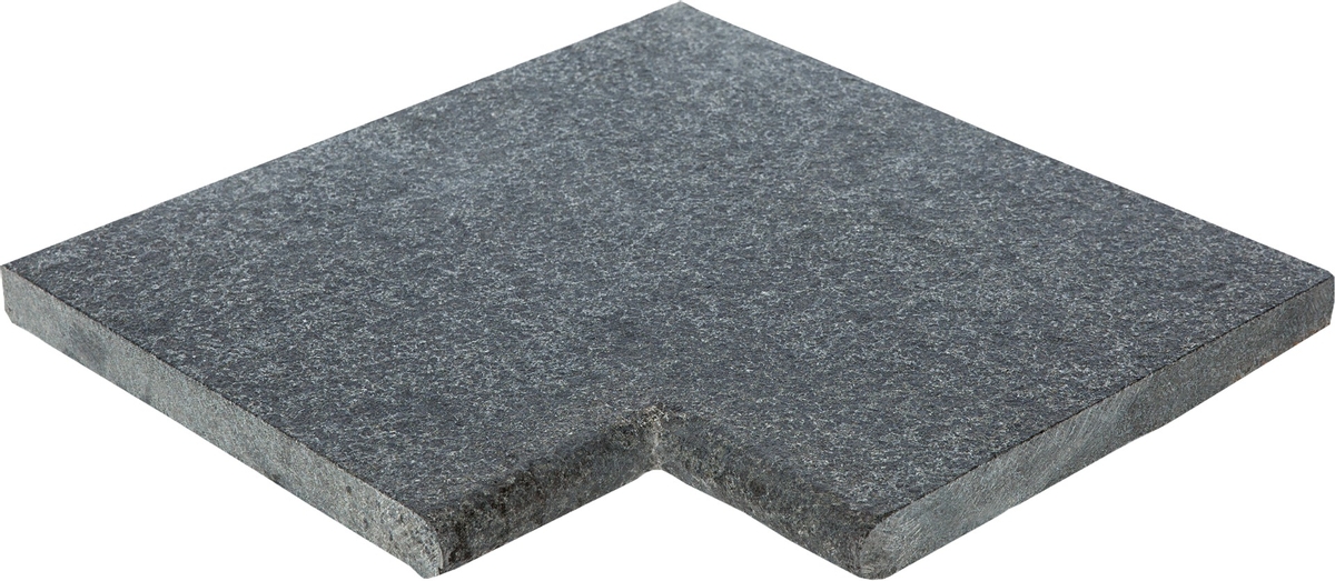 Scandi Roc Kiruna randtegel - Mountain Black - Hoek